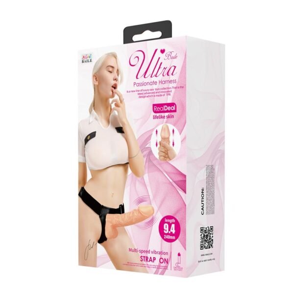 Arnés con Dildo y Vibración 9.4