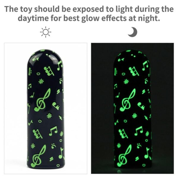 Bala Vibradora Brilla en la Oscuridad Glow-in-the-dark