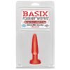Basix Rubber Works Butt Plug Principiantes - Color Rojo