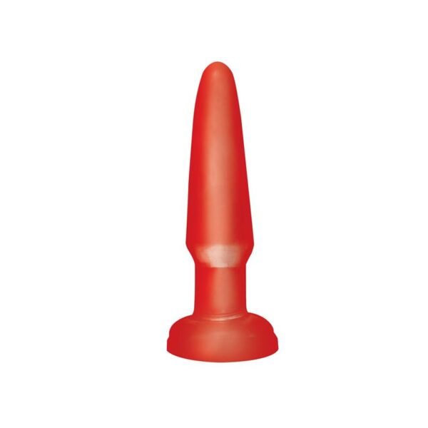 Basix Rubber Works Butt Plug Principiantes - Color Rojo