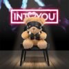 Bearly Llavero de Osito BDSM con Arnés