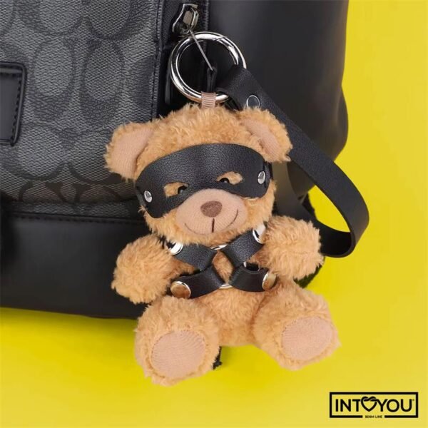 Bearly Llavero de Osito BDSM con Arnés