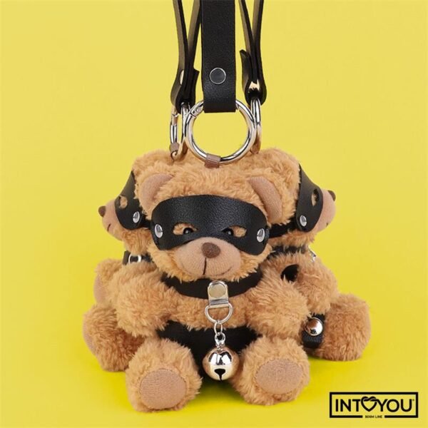 Bearly Llavero de Osito BDSM con Arnés