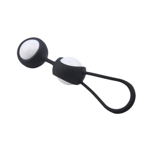 34737 Bolas Geisha MisSweet 17.7 cm Silicona Negro