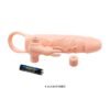 12855 Brave Man Funda para el Pene con Vibración + 5cm