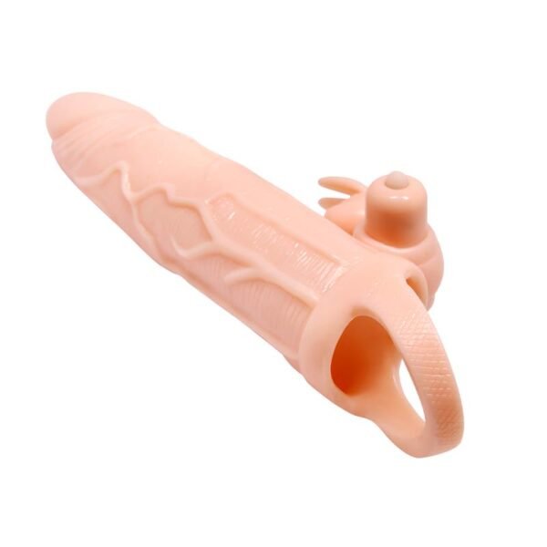 12855 Brave Man Funda para el Pene con Vibración + 5cm