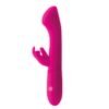 Cotton Vibrador Punto G y Conejito USB Silicona Fuchsia