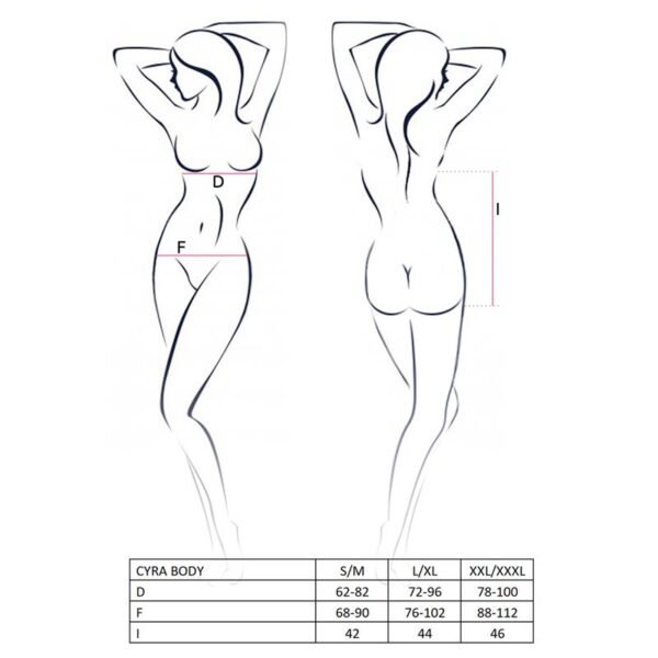 9688 CYRA Body Negro/Rojo