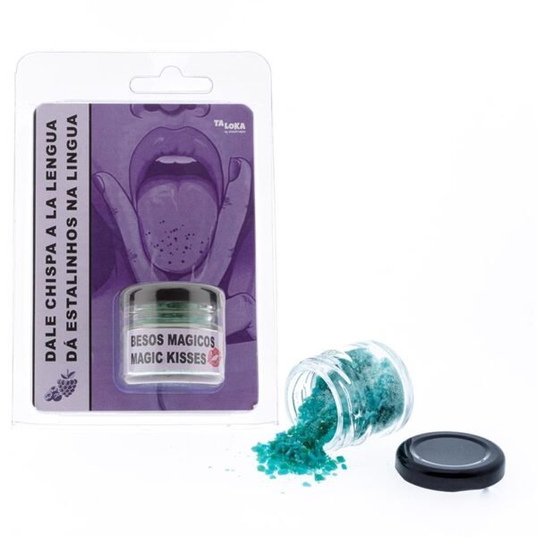 5165 Dale Chispa a la Lengua Caramelo Sabor Frambuesa Azul con Chasquido