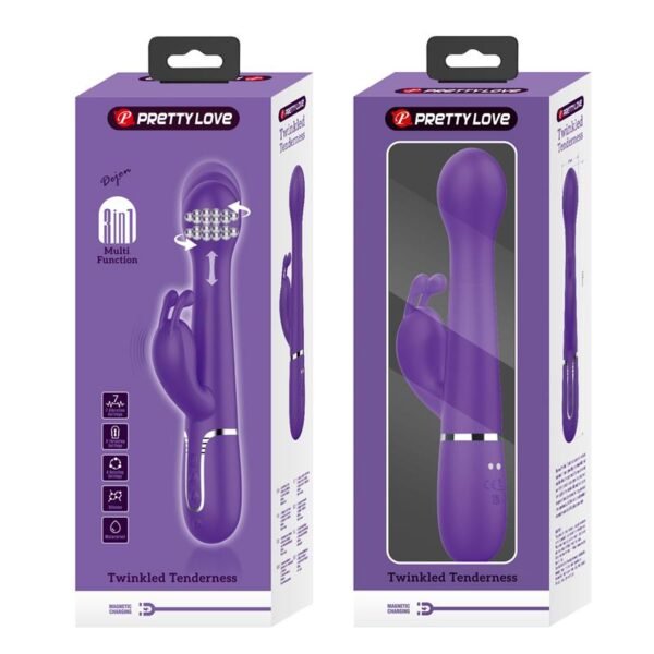 Dejon Vibrador con Thursting y Rotación Twinkled