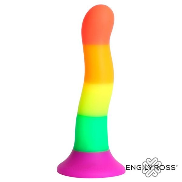 36605 Dildo Color Arcoiris 18 cm