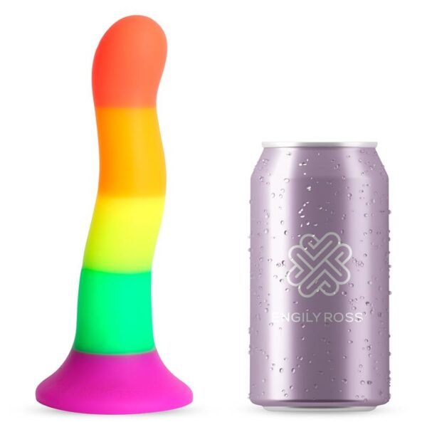 36605 Dildo Color Arcoiris 18 cm