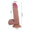 Dildo con Piel Deslizante 20.5 cm