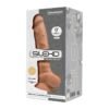 Dildo Dual Density Mol.1 - 9 Caramelo