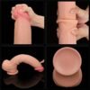 Dildo Dual Layer Piel Retractil 14