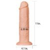 34545 Dildo King 11 Natural