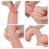 Dildo Nature 8 Silicona Líquida Natural