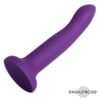Dildo que Cambia de Color Púpura a Rosa Talla L 21 cm
