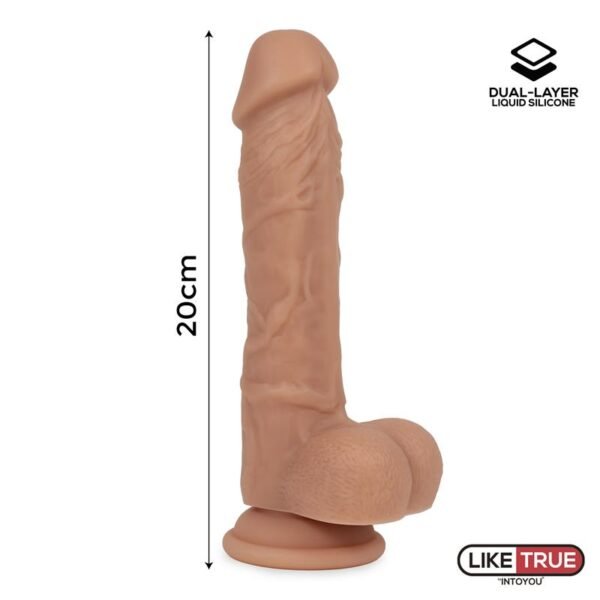 Dildo Realista Silicona Líquida Dual Layer 8