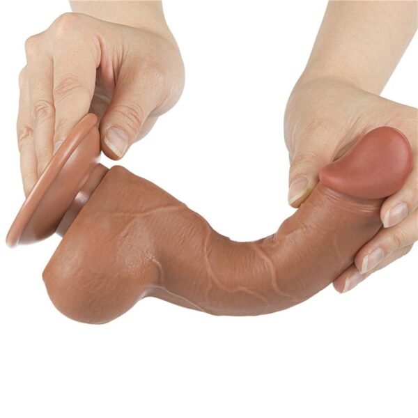 37265 Dildo Sliding Skin 7.5 Marron