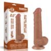 37278 Dildo Sliding Skin 8 Marrón