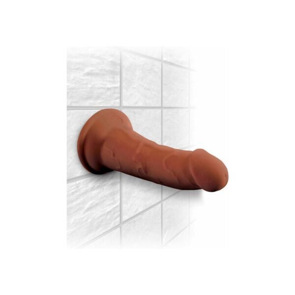 Dildo Triple Densidad 6 Caramelo