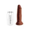 Dildo Triple Densidad 6 Caramelo