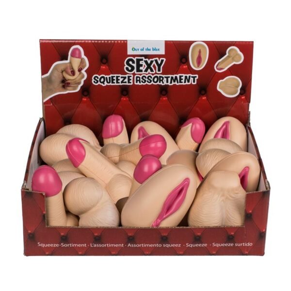 34326 Display Bolas Anti Estrés 12 Unidades Variado