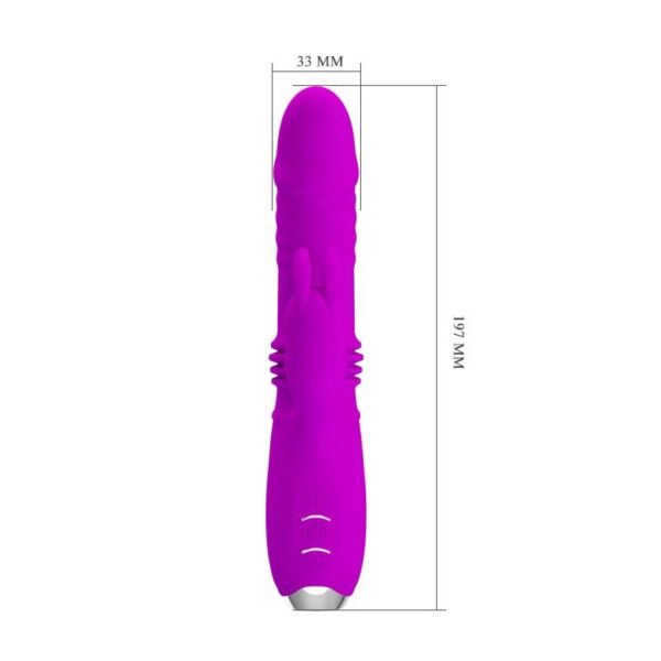 Dorothy Vibrador con Función Up and Down USB Púrpura