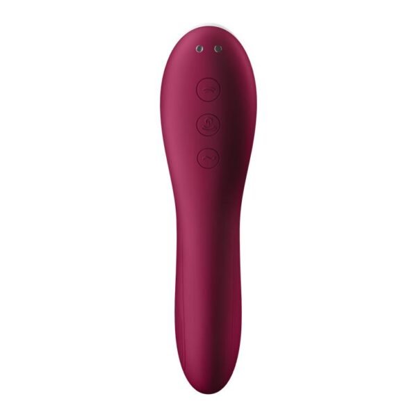 5226 Dual Crush Vibrador y Succionador USB Rojo