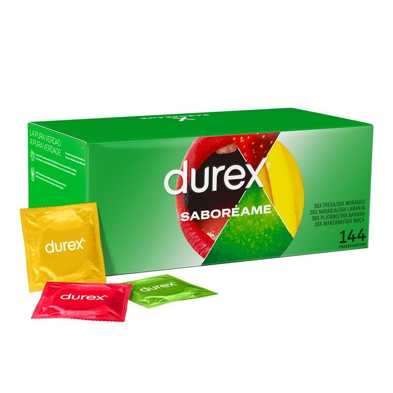 12111 Durex Preservativos Sabores Saboréame 144 ud