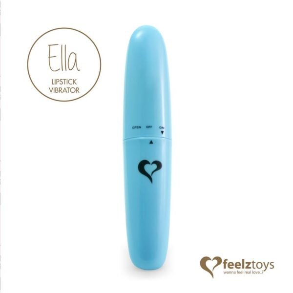 14112 Ella Lipstick Vibrador Light Blue