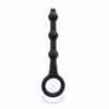 Elmer Plug Anal con Aro de Fácil Extracción Silicona Negro