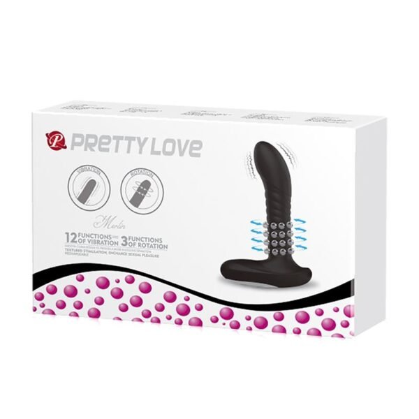 Estimulador Anal con Bolas Internas y Rotación
