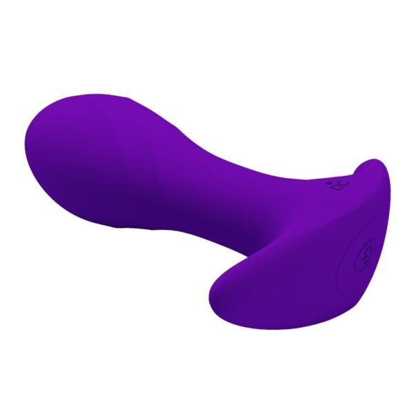 Estimulador Anal con Vibración Púrpura