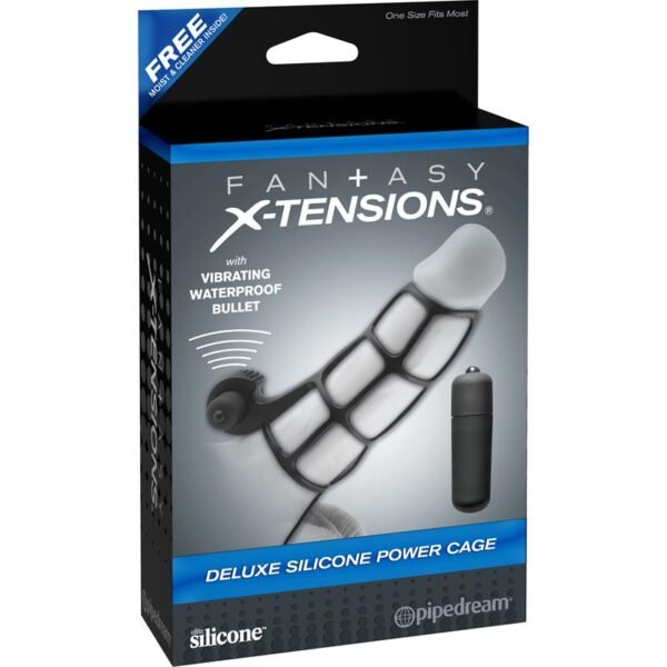 Fantasy X-tensions Jaula de Pene Deluxe Color Negro