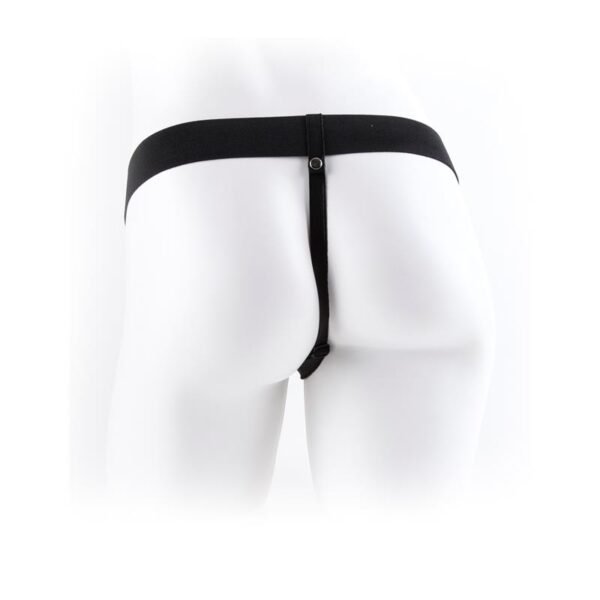 34881 Fetish Fantasy Series Arnés con Hueco y Testículos de 17,7 cm Color Natural