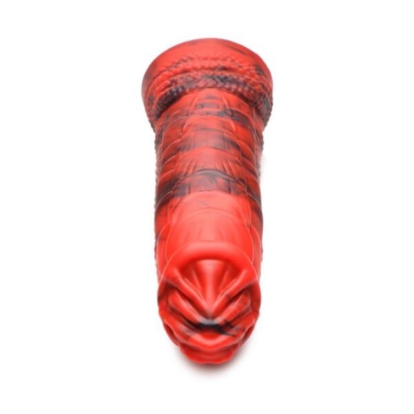 Fire Dragon Red Scaly Dildo Dragón