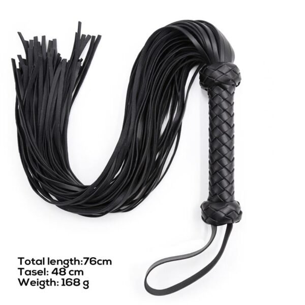 Flogger Mango Trenzado 76 cm