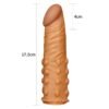 34546 Funda para el Pene Add 2 Pleasure X Tender Marrón