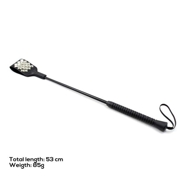 Fusta Cuadrada con Tachuelas Plateadas 53 cm