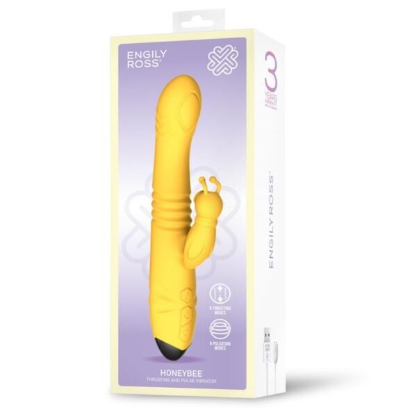 456 Honeybee Vibrador con Thrusting y Pulsación