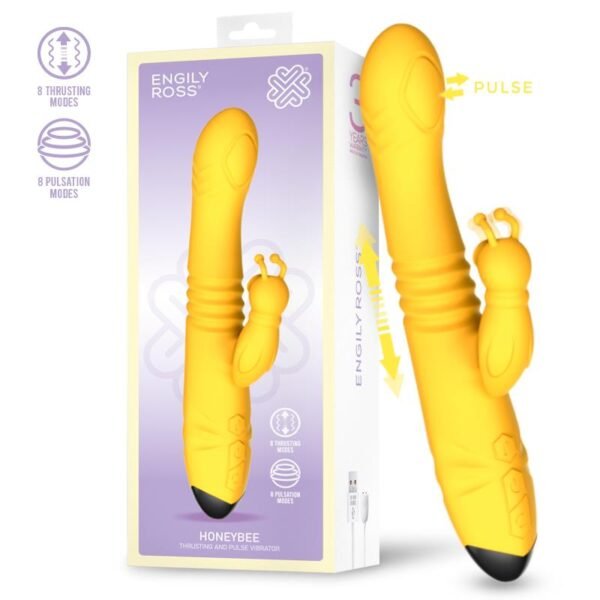 456 Honeybee Vibrador con Thrusting y Pulsación