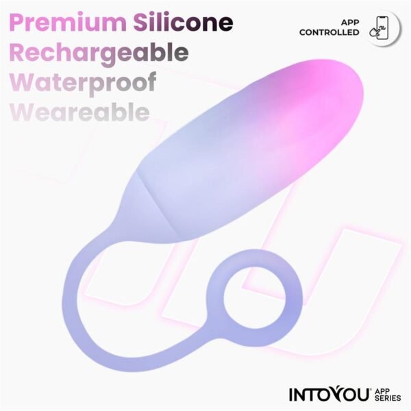 Huevo con APP Silicona Doble Capa Rosa/Azul
