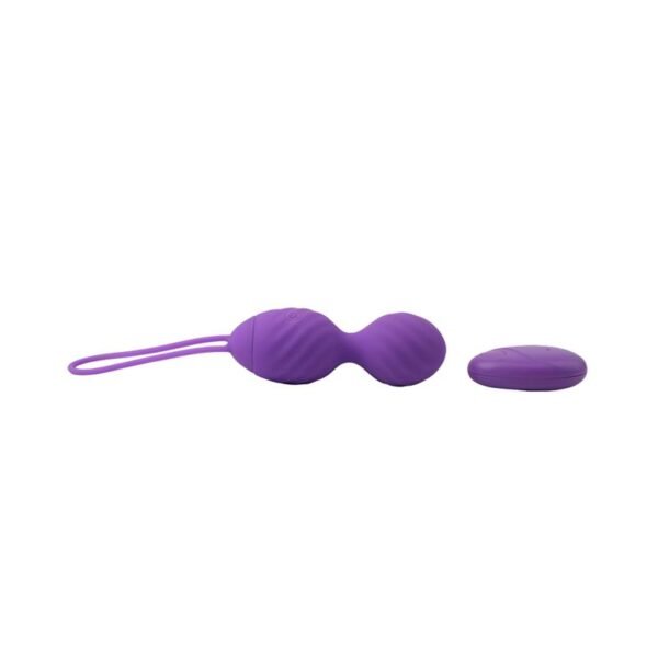 Huevo Vibrador Control Remoto Ridged USB Silicona 7.4