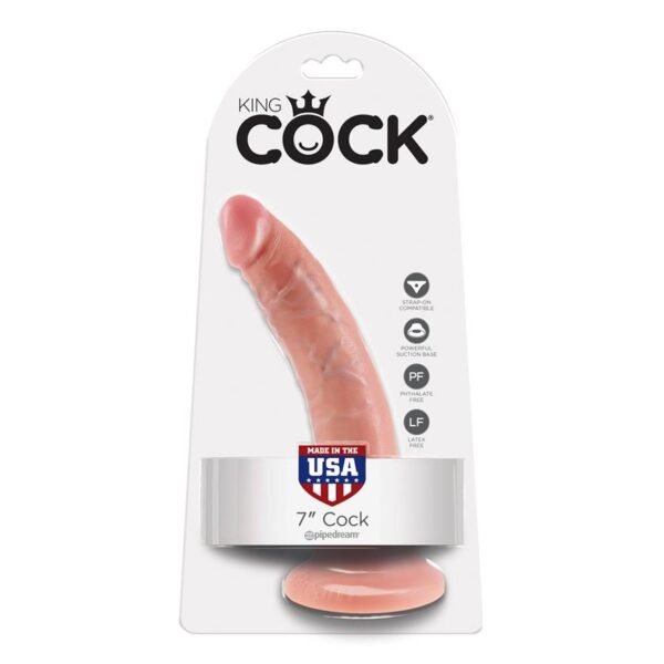35914 King Cock Pene de 7 - Color Natural