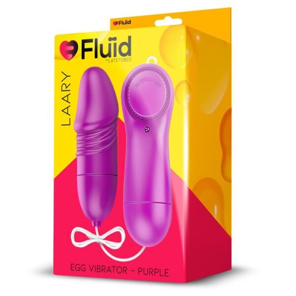 Laary Huevo Vibrador Multi Velocidad Control Remoto Púrpur