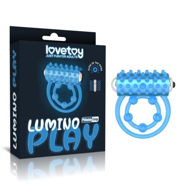 8586 Lumino Play Anillo Vibrador Luz Azul