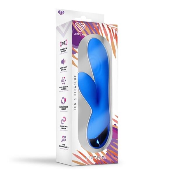 42505 Marna Vibrador USB Azul