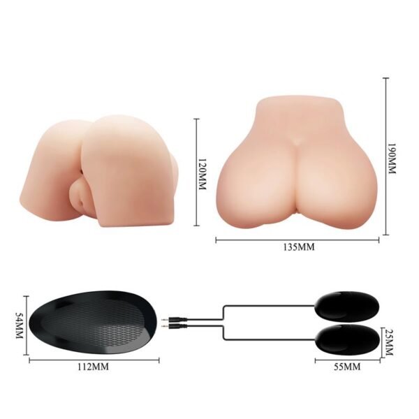 Masturbador Vagina y Ano con Vibración